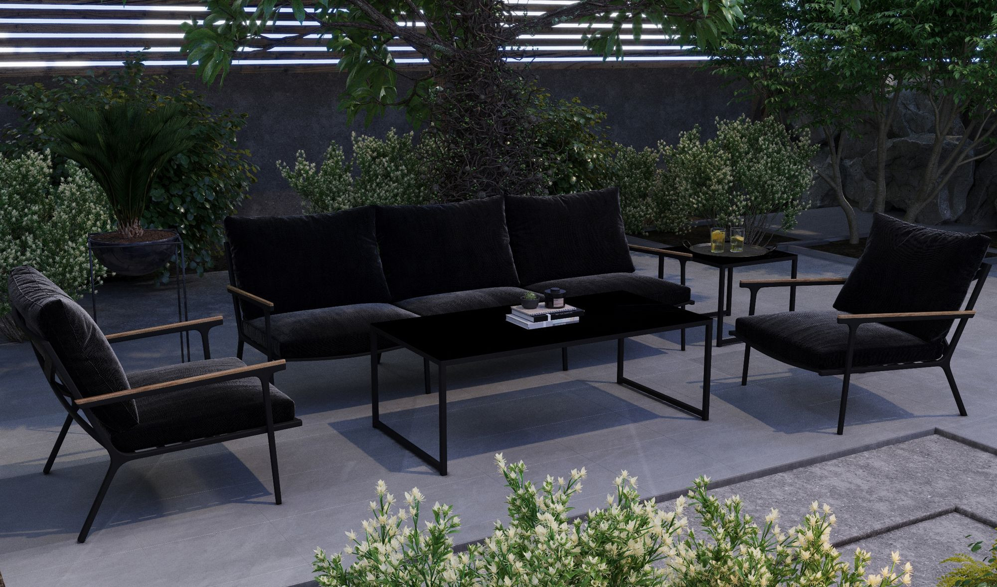 Садовая мебель "Calma" lounge anthracite